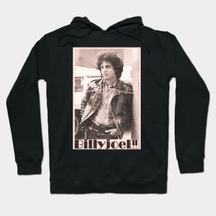 billy joel / vintage style fan design Hoodie